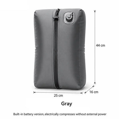 B08B-For Travel-Vacuum Storage Bag-Built-In Pump Reusable Space Saver Electric Pump Compression Bag
