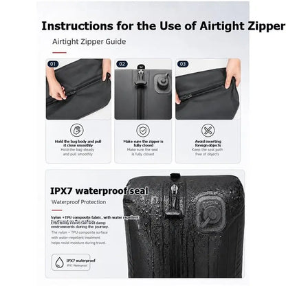 B08B-For Travel-Vacuum Storage Bag-Built-In Pump Reusable Space Saver Electric Pump Compression Bag